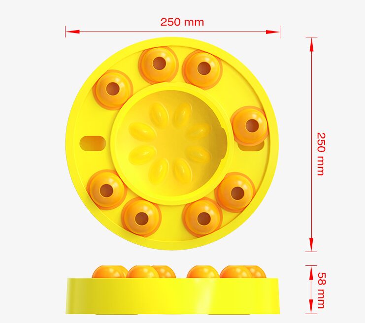 Dog Pets Puzzle Toys Slow Feeder Interactive Increase Puppy IQ Food Dispenser Slowly Eating NonSlip Bowl Pet Dogs Training Game Pet Supplies