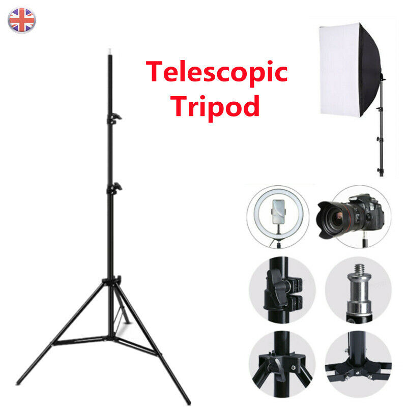 NEW Telescopic Tripod Stand For Digital Camera Camcorder Phone Holder & I Phone 6ft