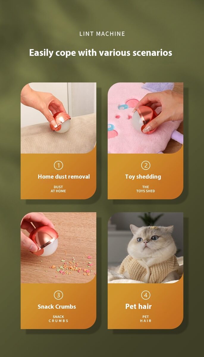 Reusable Hair Remover Ball Pet Hair Lint Roller Clothes Dust Cleaning Ball Washable Sticky Gel Lint Rollers Tool For Cat Dog